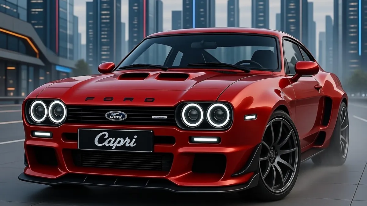 2026 Ford Capri Returns as an Electric Coupe-SUV
