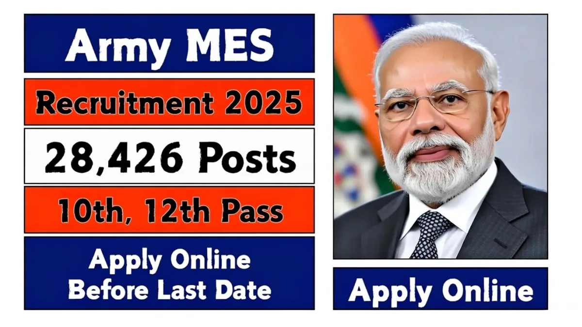 Army MES Recruitment 2025 Update